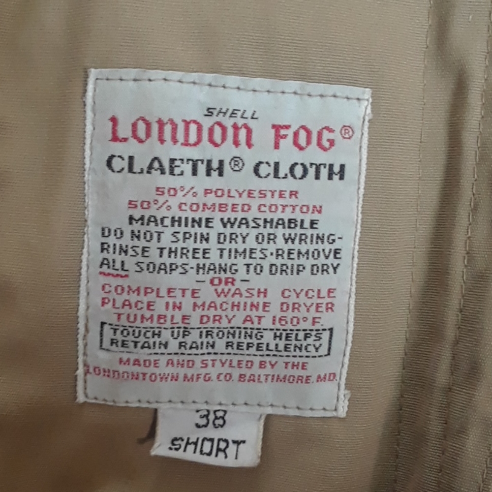 London fog coat - Picture 3 of 3